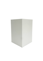 Gegronde MDF pilaar 60 cm, schuin aanzicht