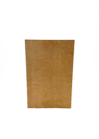 Onbehandelde MDF pilaar 60 cm, vooraanzicht