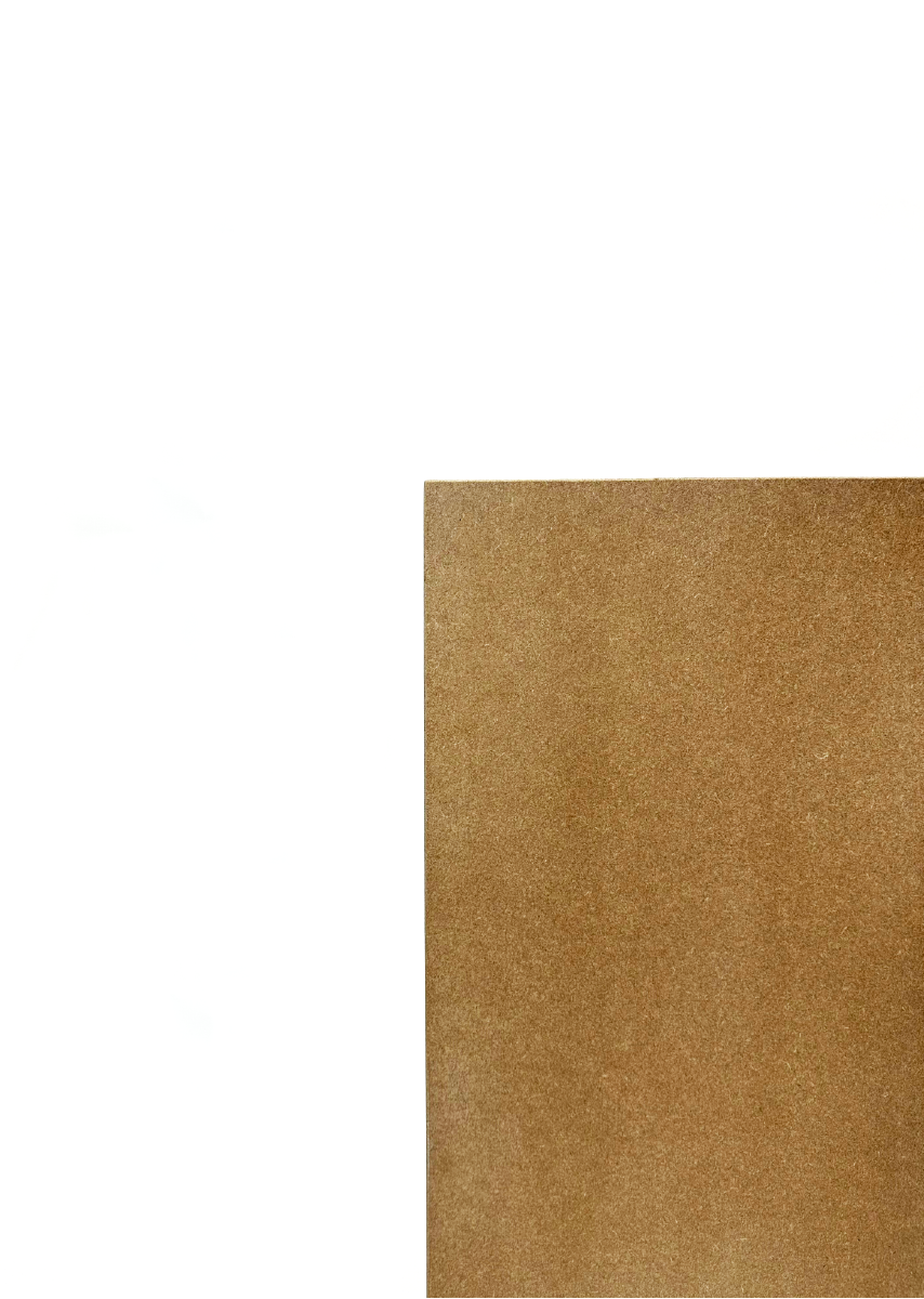 Pilaar MDF onbehandeld - 80cm