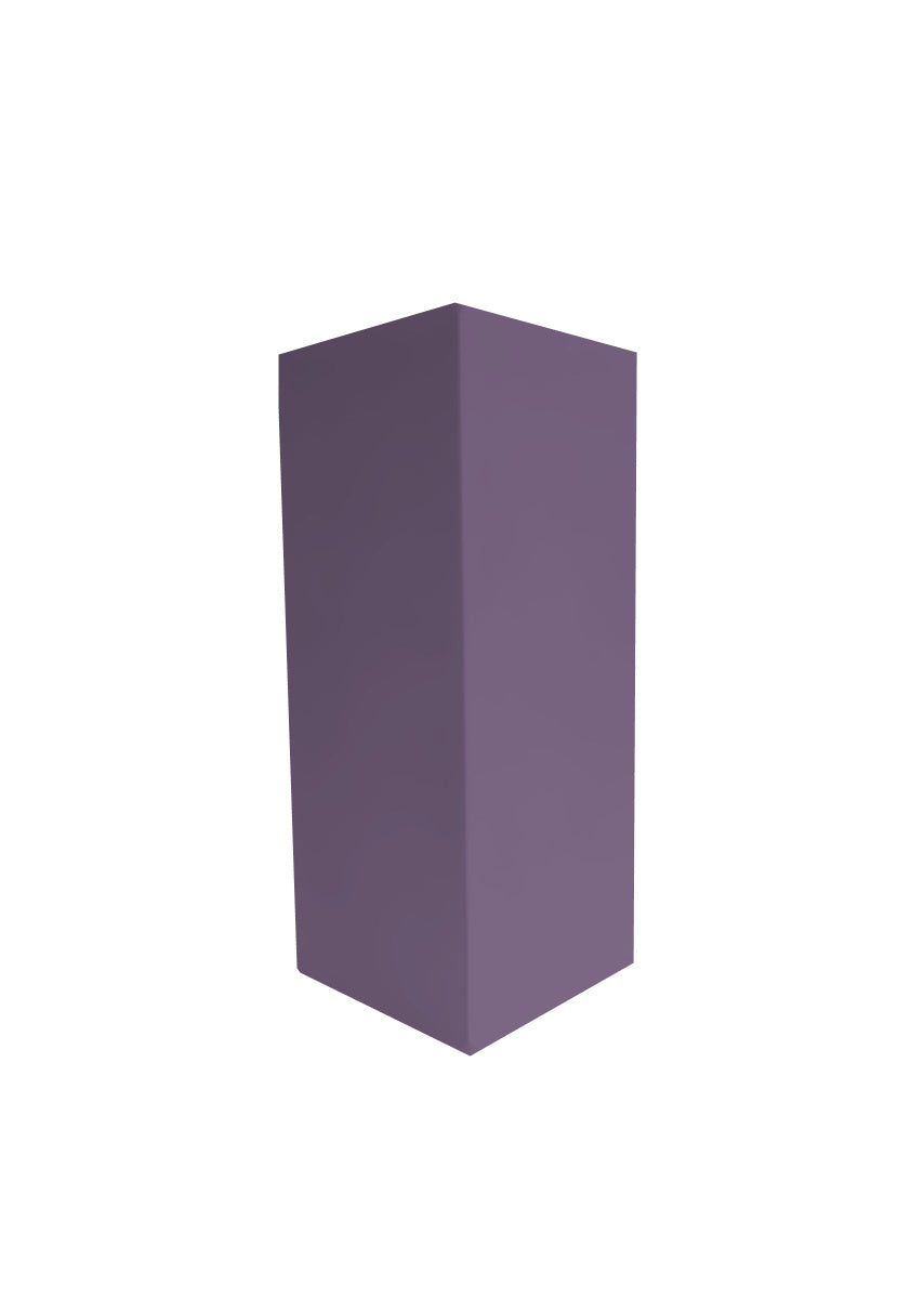 MDF pilaar 100 cm gespoten in de kleur Aubergine