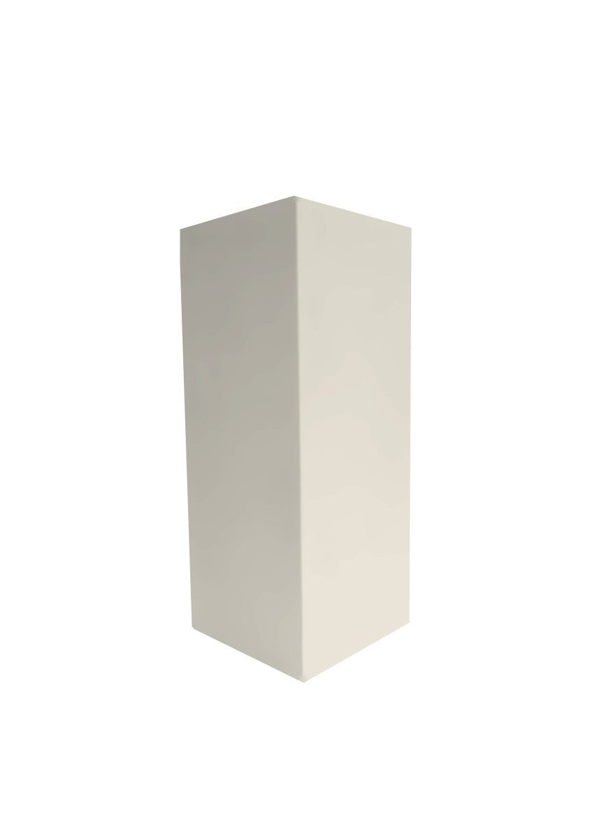 MDF pilaar 100 cm gespoten in de kleur Biscuit
