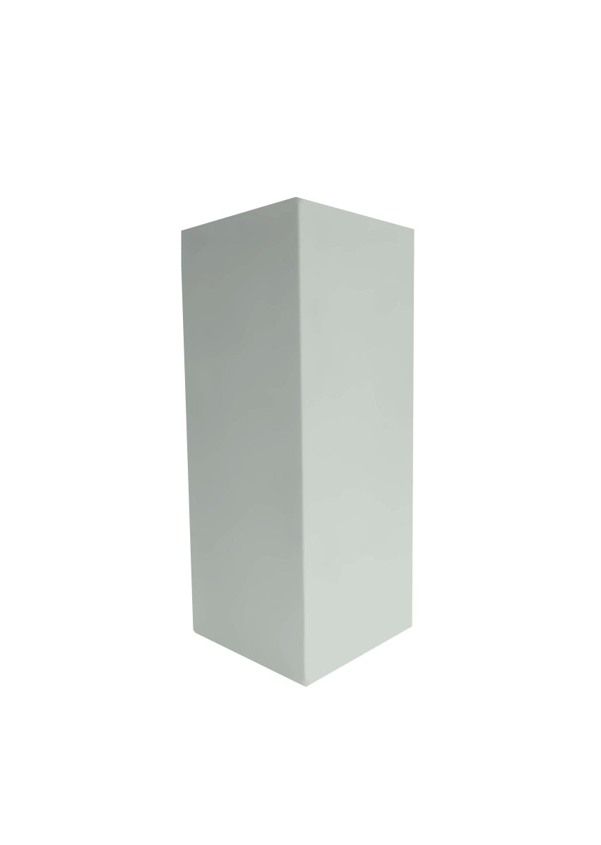 MDF pilaar 100 cm gespoten in de kleur Kiezel