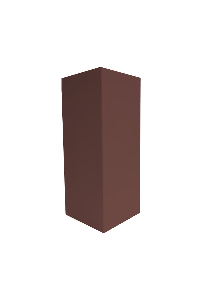 MDF pilaar 100 cm gespoten in de kleur Merlot