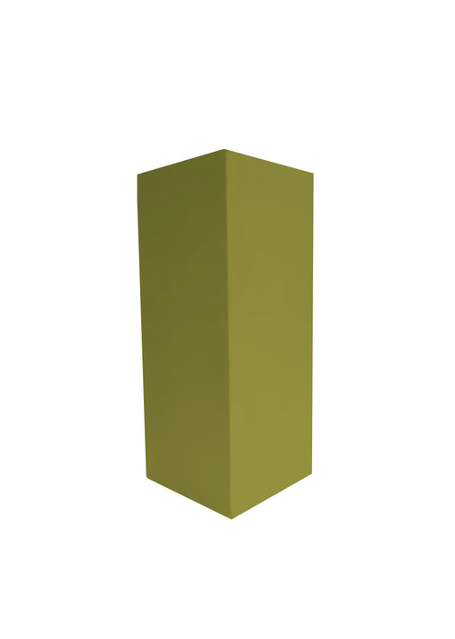 MDF pilaar 100 cm gespoten in de kleur Olijf