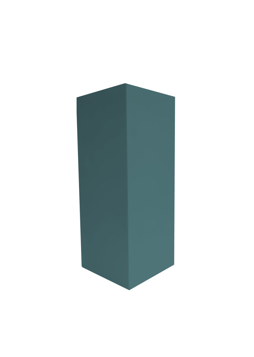 MDF pilaar 100 cm gespoten in de kleur Teal