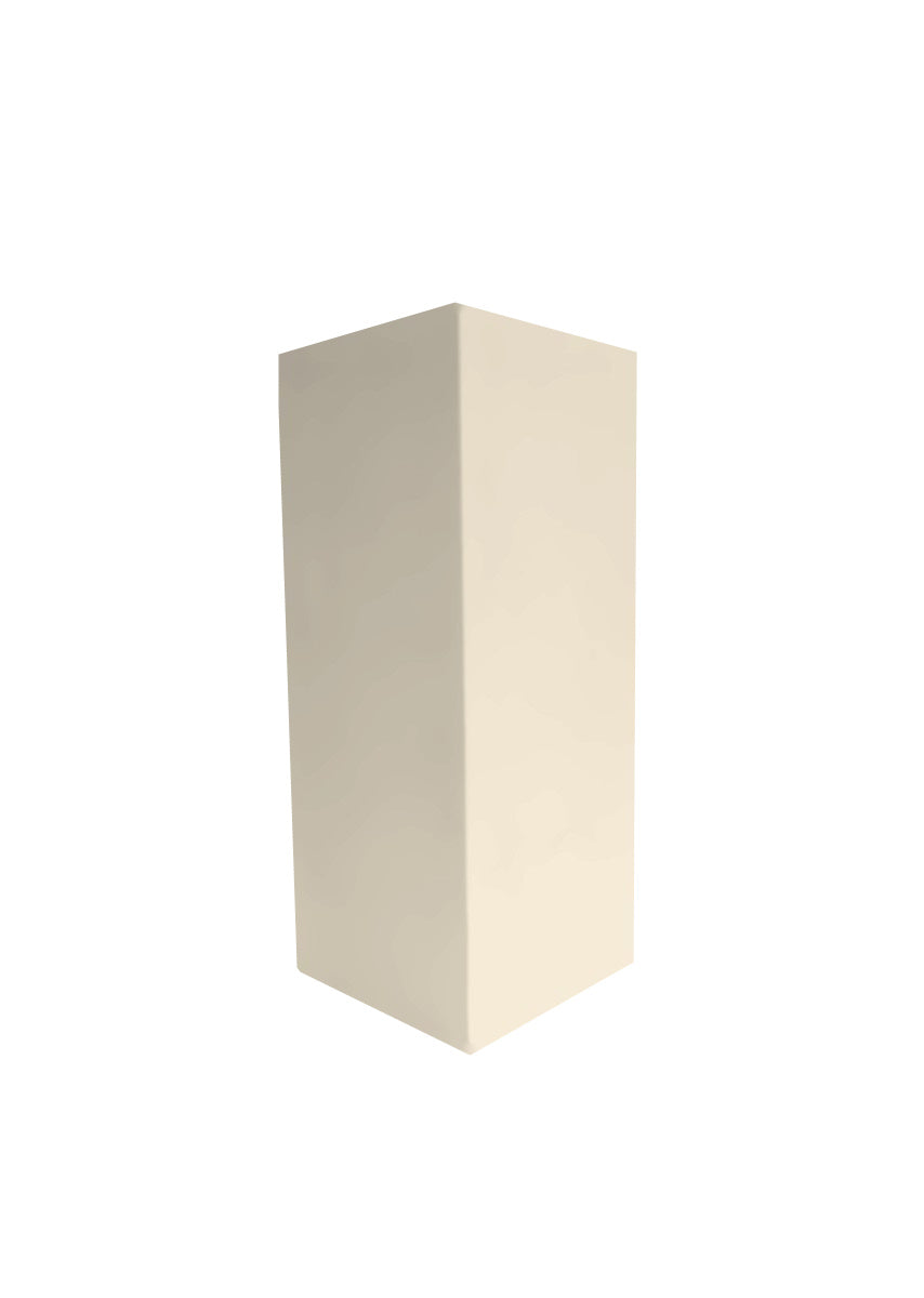 MDF pilaar 100 cm gespoten in de kleur Vanille