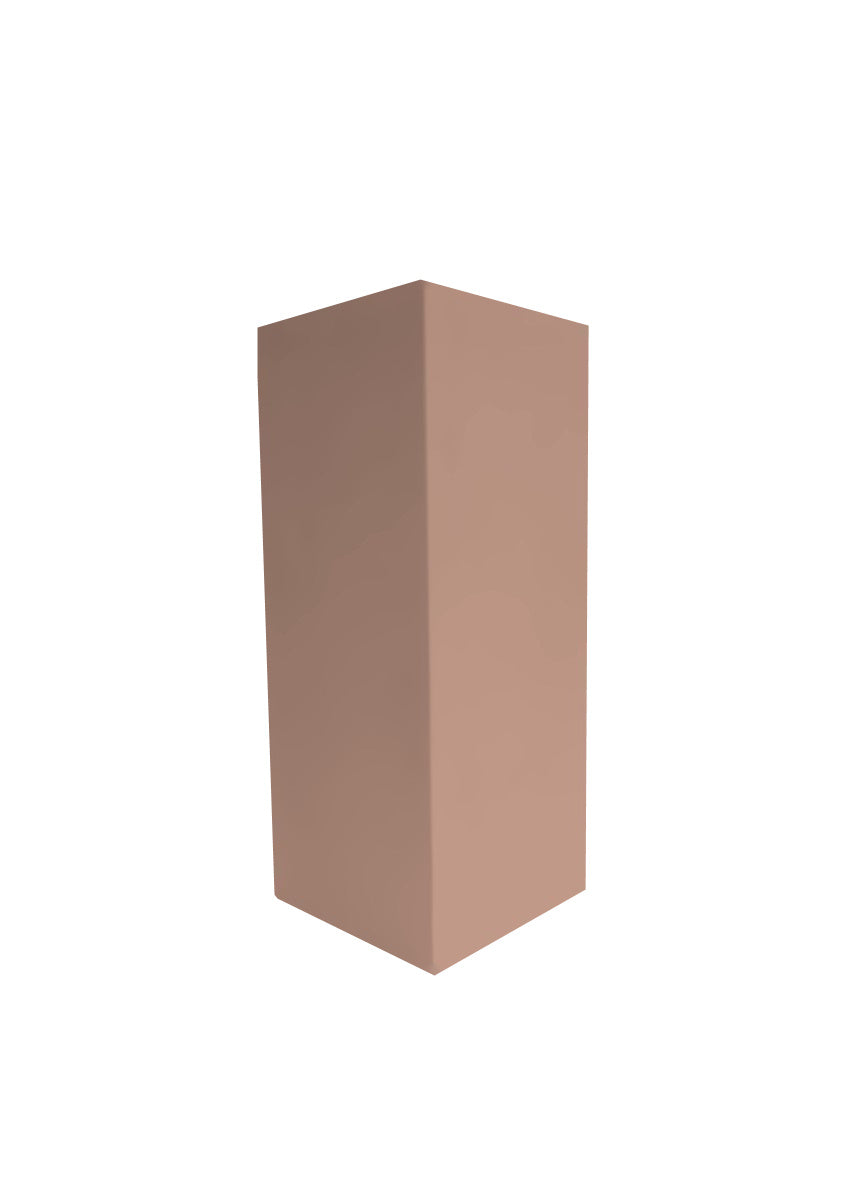 MDF pilaar 100 cm gespoten in de kleur Velvet