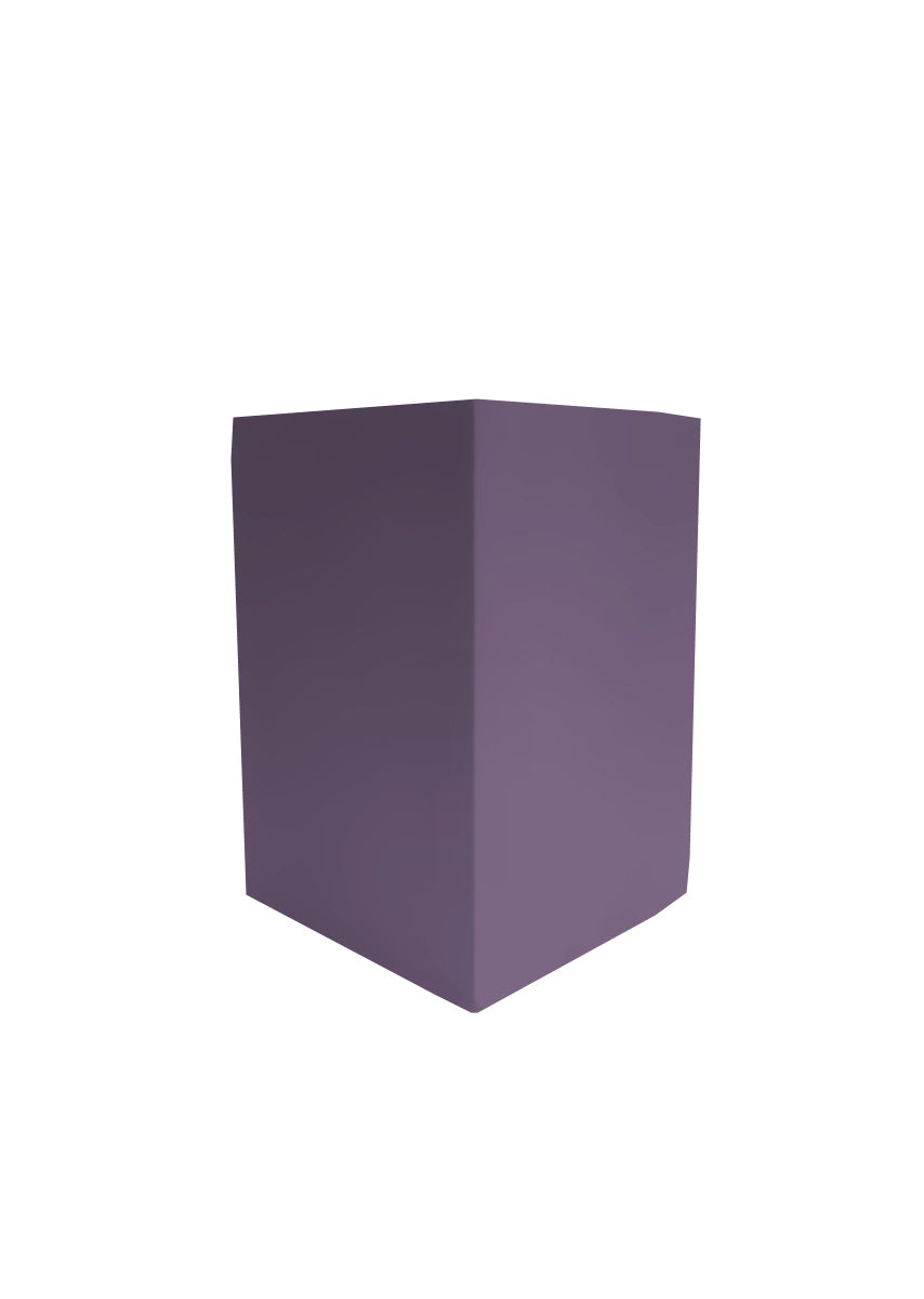 MDF pilaar 60 cm gespoten in de kleur Aubergine