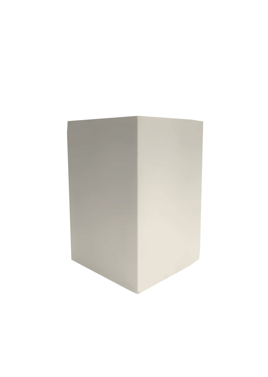 MDF pilaar 60 cm gespoten in de kleur Biscuit