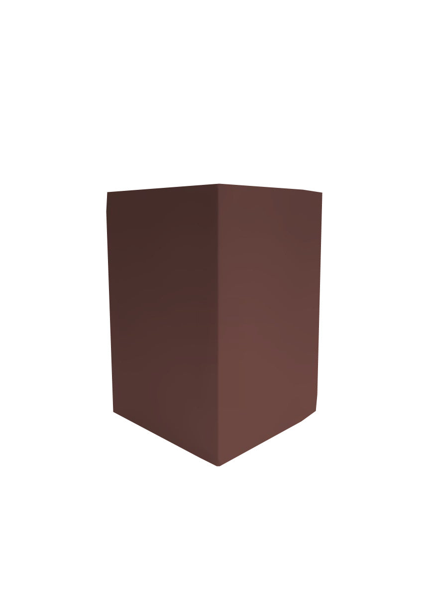 MDF pilaar 60 cm gespoten in de kleur Merlot