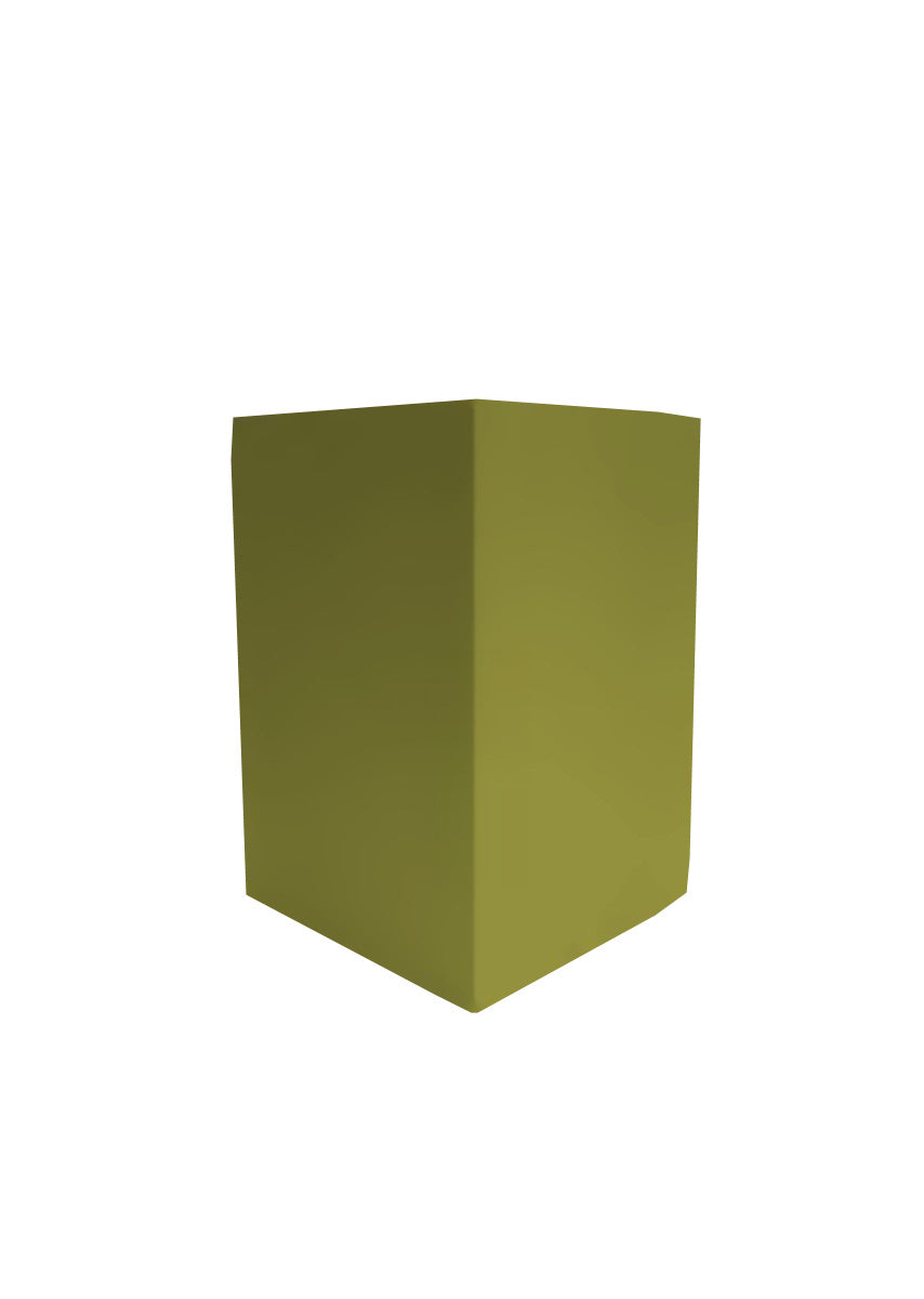 MDF pilaar 60 cm gespoten in de kleur Olijf