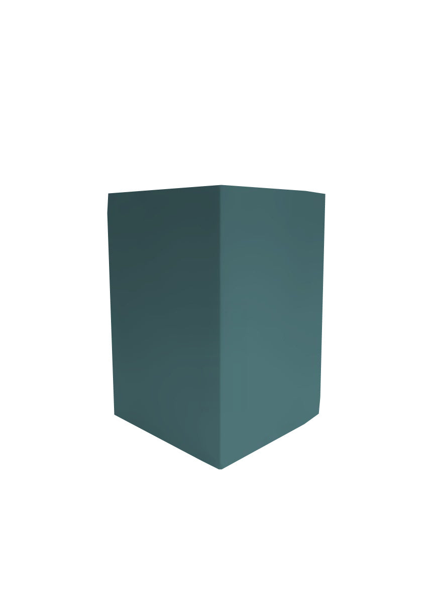 MDF pilaar 60 cm gespoten in de kleur Teal