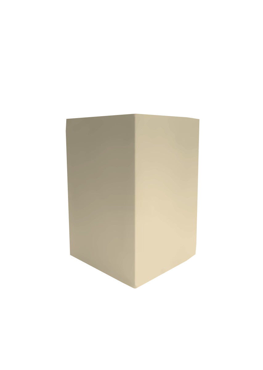 MDF pilaar 60 cm gespoten in de kleur Zandkasteel