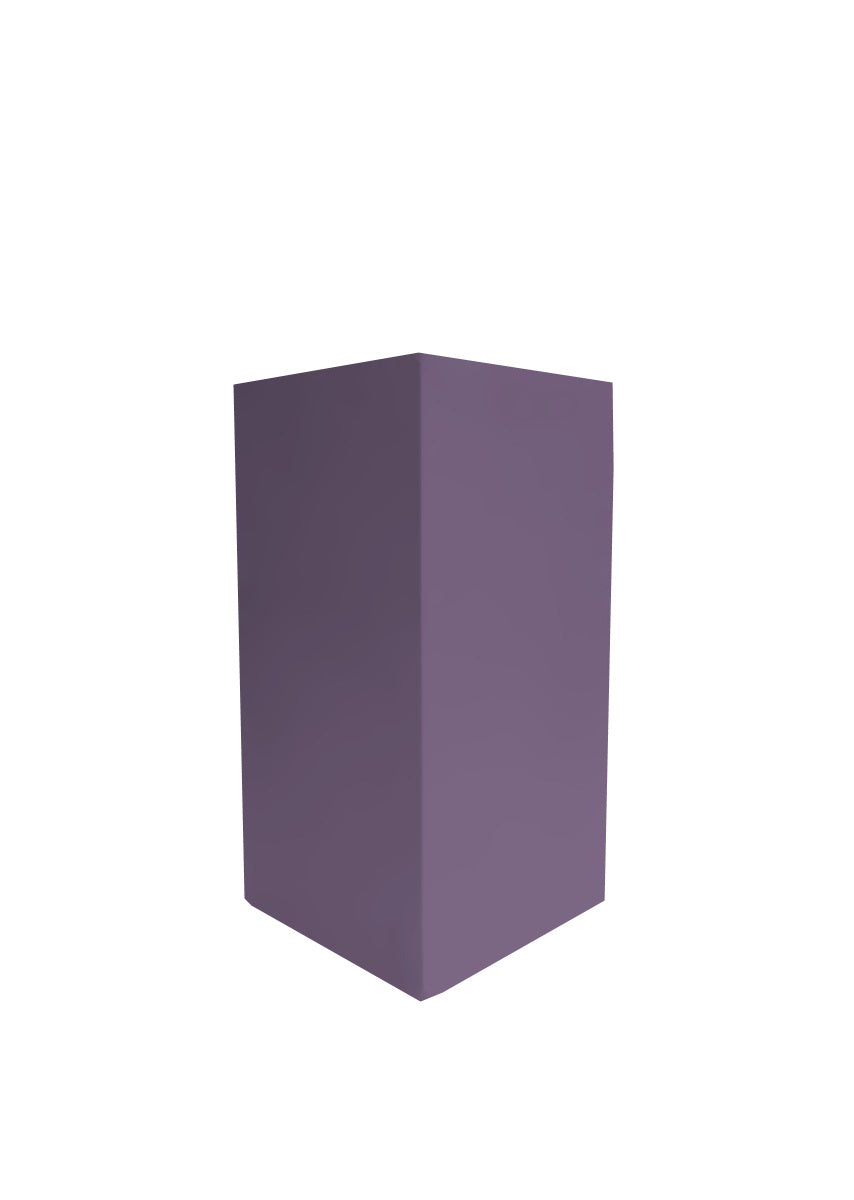 MDF pilaar 80 cm gespoten in de kleur Aubergine