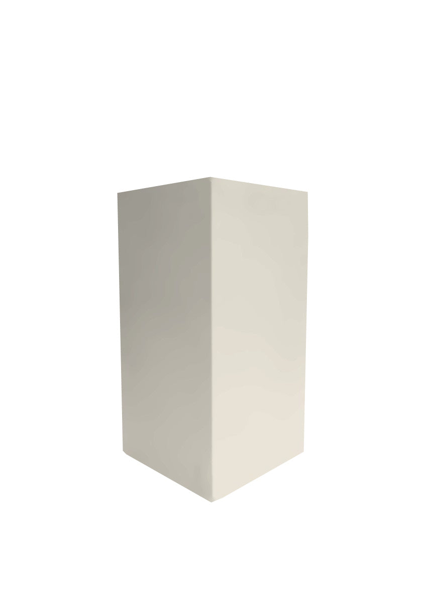 MDF pilaar 80 cm gespoten in de kleur Biscuit