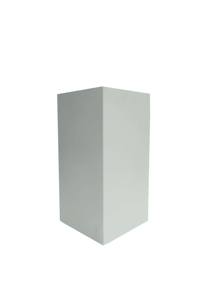 MDF pilaar 80 cm gespoten in de kleur Kiezel