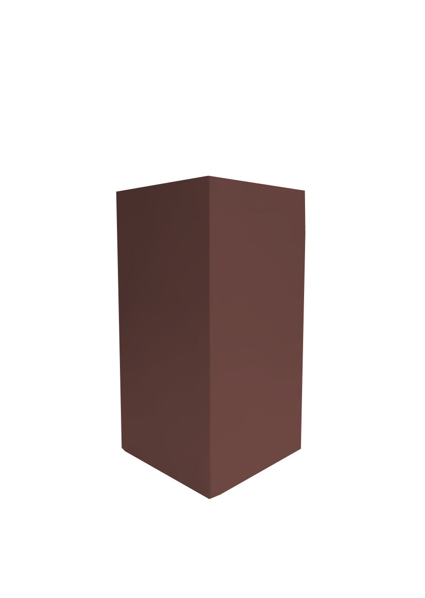 MDF pilaar 80 cm gespoten in de kleur Merlot