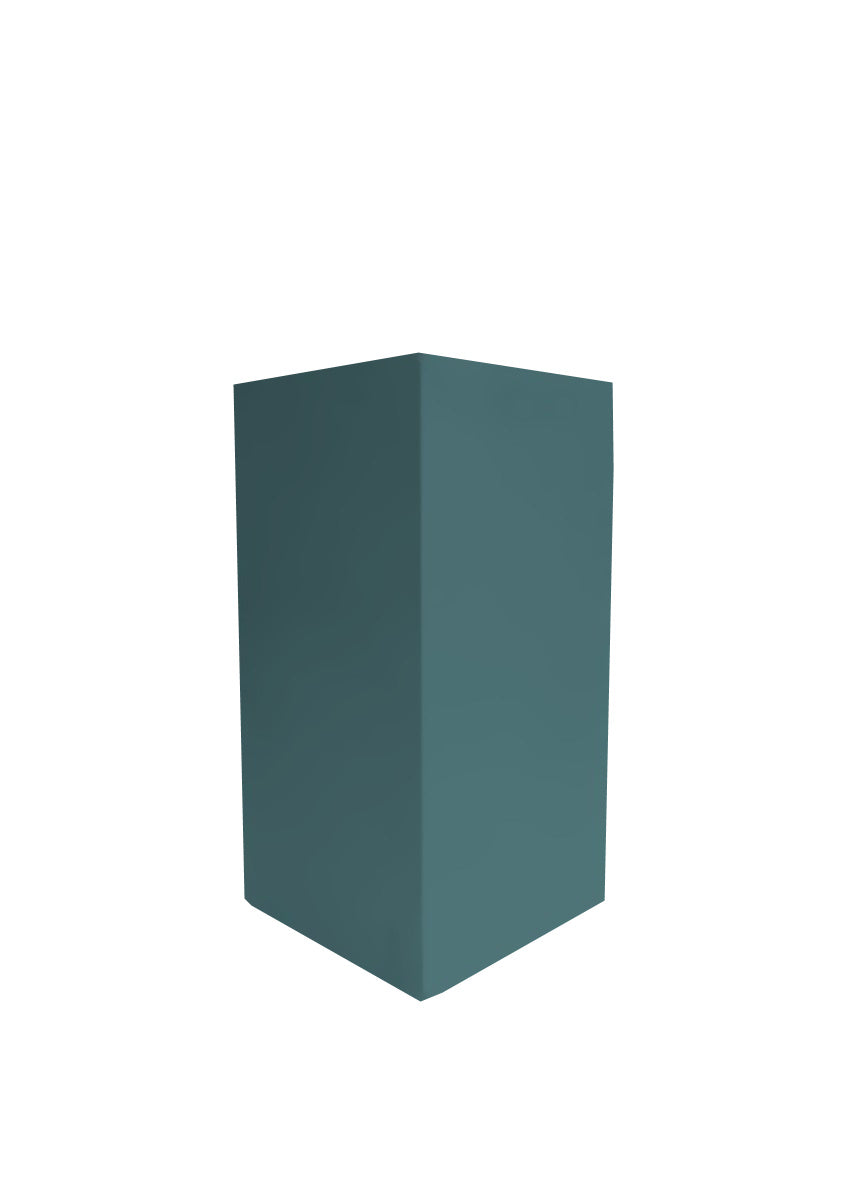 MDF pilaar 80 cm gespoten in de kleur Teal
