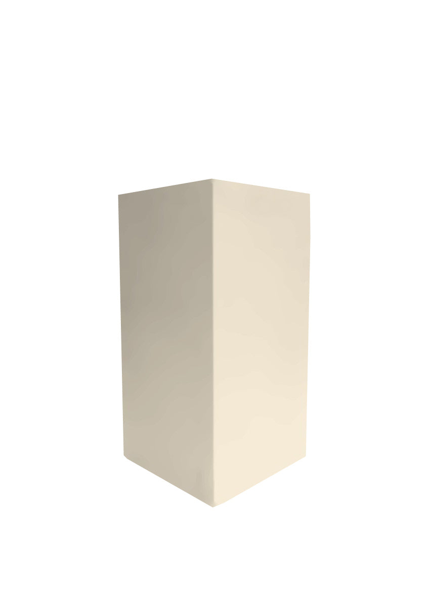 MDF pilaar 80 cm gespoten in de kleur Vanille
